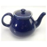 Vtg Hall Cobalt Blue China Teapot