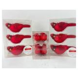 Celebrate It Red Cardinal Ornaments