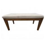 Mission Style Upholstered Bench 42" X 20" X 20"