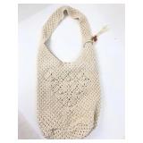 Crochet Bag With Beaded Accent