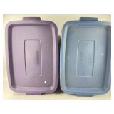 2 Rubbermaid Roughneck Storage Totes