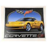 2005 Corvette C6 Metal Sign 16ï¿½ x 12ï¿½