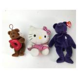 Ty Beanie Babies Princess, Hello Kitty & Baby