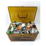Sewing Box With Thread & Supplies