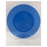 Blue Glass 13ï¿½ï¿½ Round Plate