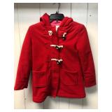 Old Navy Girls Red Toggle Coat