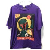 Star Wars Boba Fett Purple T-Shirt XL