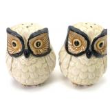 Vtg Ceramic Owl Salt & Pepper Shakers