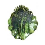 Handmade Pottery Leaf-Shaped Plate