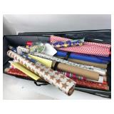 Wrapping Paper Rolls In Storage Bag