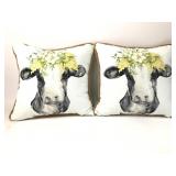 Cow Print Decorative Pillows