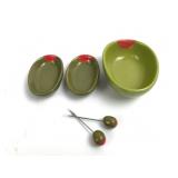 Bella Casa By Ganz Olive-Themed Set