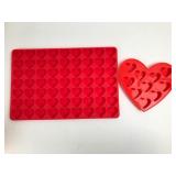 Heart-Shaped Silicone Tray & Mold Set