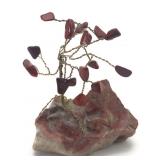 Mini Red Jasper Gemstone Healing Tree