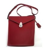 Calvin Klein Red Leather Crossbody Bag