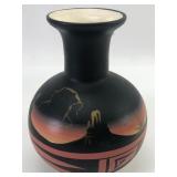 Navajo Hand Made Painted Pottery Vase