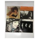 4 Vinyl 45 RPM Records With Sleeves
