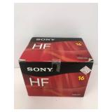 Sony HF Audio Cassettes 16-Pack Sealed
