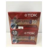 TDK Superior D90 Normal Bias 10-Pack Sealed