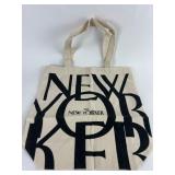 The New Yorker Canvas Tote Bag 15 x 15