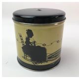 Vintage Tin String Holder Victorian Design