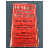 1940 Sauer Bros Detroit Pocket Street Guide