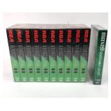 RCA & Maxell Blank VHS Tapes Lot