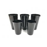 5 Ikea Black Handmade Pitchers