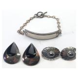 Boma Sterling Earrings & Bracelet Set