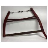 Wood Frame Bow Saw With 27-Inch Blade