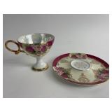Shafford Iridescent Lustreware Teacup & Saucer