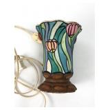 Stained Glass Tulip Lamp Base