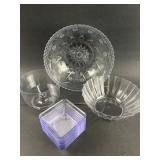 Various Plastic Bowls & Acrylic Dishes