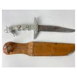 Philippines Knife With Leather Sheath