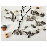 Gothic Dragon, Eagle & Skull Brooches & Pins