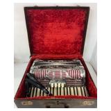 United Accordion With Case & Straps