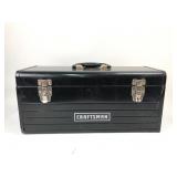 Craftsman Black Metal Toolbox With Tray