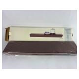 Espresso Finish Wall Shelf With Hardware