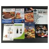 8 Appliance Manuals & Recipe Books