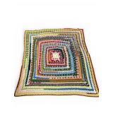 Handmade Crochet Granny Square Blanket
