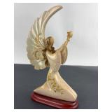 Angel Figurine With Floral Details