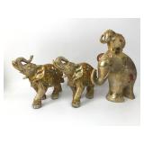 Giovanni Giftware Collection Gold Elephants