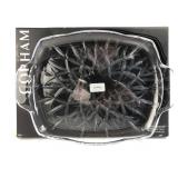 Gorham Lady Anne Crystal Tray W/Handles