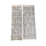 2 Clear Hanging Storage Organizers
