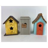 3 Indoor/Outdoor Bird Houses