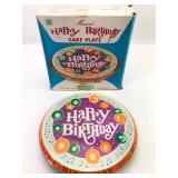 Chadwick Miller Musical Happy Birthday Cake Plate