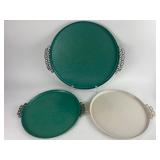 Kyes Handmade Moire Glaze Serving Trays