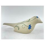 Vintage Hand Painted Ceramic Bird 9ï¿½ï¿½ Long
