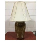 Handcrafted Ceramic Table Lamp With Shade