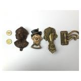 Brass Vintage Wall Items & Coins Collection
